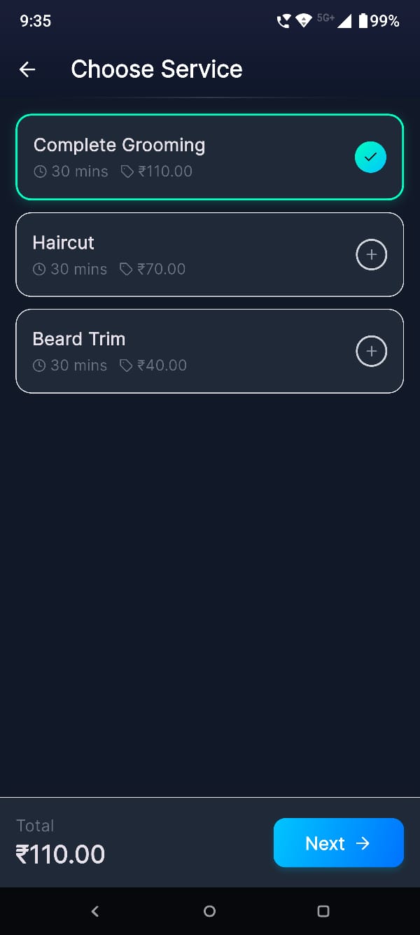CutConnects App Screenshot